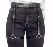 Ozdoba na nogę pasek Gothic Lolita punk