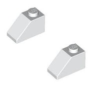 LEGO SKOS 1X2 BIAŁY - 2 SZTUKI