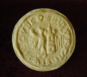 Lubin - pieczęć miejska z 1310 roku, kopia odcisku gipsowego