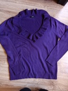 Śliczny fioletowy sweterek damski