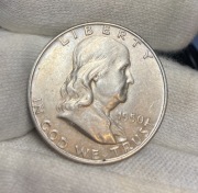 HALF DOLLAR FRANKLIN 1950   PÓŁ DOLARA USA   SREBRO