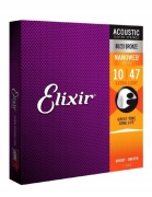 ELIXIR NanoWeb Bronze Extra Light 10-47 struny do gitary akustycznej 11002