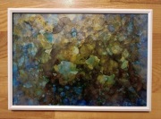 Obraz w ramce 21x30 cm "Abstrakcja tuszami No 19"