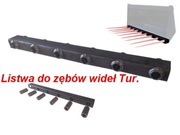 Widły do obornika, tura, belka listwa dolna z tulejkami 