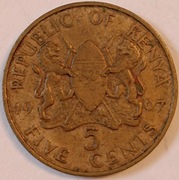 5 centów Kenia 1967