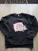 Bluza dziewczęca Pusheen czarna 140