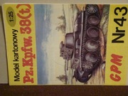 GPM Nr.43 Pz.Kpfw.38(t)                                   