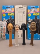 PODAJNIKI CUKIERKÓW PEZ  STAR WARS GADŻETY DLA FANA SAGI  1999r