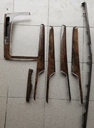 Dekory listwy deski Audi Q5 FY 80A drewno 