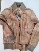 CLOCKHOUSE SKÓRA NATURALNA MIĘKKA JAK RĘKAWICZKA  ruda przecierana podszewk