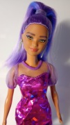 Lalka Barbie !!Unikat!! Fashionistas #178 FikoletowaDrobnaMonochrom/Mattel/