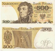 500 zł złotych 1974 seria W 4773438 st. ok. 2- Szparło L8