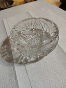 Ciężka popielniczka krysztalowa