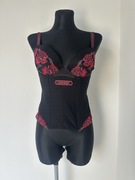 Czarny koronkowy gorset rozm. C75 Aubade