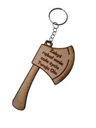 Brelok siekiera Walentynki z humorem własny grawer