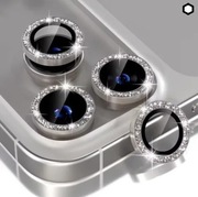 Osłona obiektywu aparatu do iPhone 17 Pro w kolorze Srebrnym