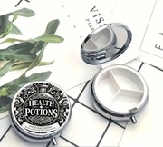 Metalowe pudełko pudełeczko na leki, witaminy. 