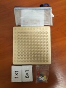 Drewniana tabliczka mnożenia 10x10 Montessori