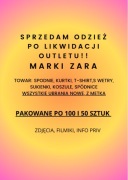 Pakiet odzieży ZARA 100 sztuk