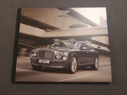 2012 Bentley MULSANNE Prospekt twarda oprawa FRANCUSKI 102 strony
