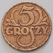 5 gr groszy 1925 r. - waga 2,84g
