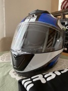 Acerbis KASK motorowy z klapą FLIP-UP SEREL niebieski XL(61/62)