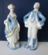 Tańcząca para, porcelana, ISP Dorohoi, Rumunia.