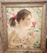 Igor Talwiński - Dziewczynka z czerwoną różą