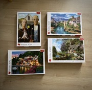 Puzzle Trefl zestaw 500 i 1000 pakiet premium quality