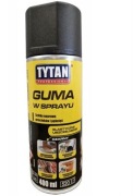TYTAN GUMA W SPRAY CZARNA DO RYNIEN KOMINÓW DACHÓW czarna 400ml