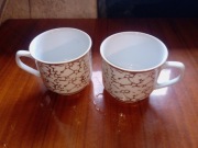 Filiżanki porcelanowe "Chodzież" z PRL - 2 szt.