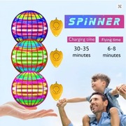 LATAJĄCA KULA PIŁKA LED DRON FLYNOVA SPINER UFO