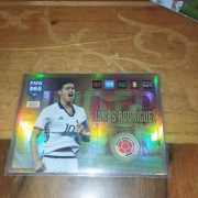 Panini Card FIFA365 GOLD limited Edition James rodriguez 2017 colombia 