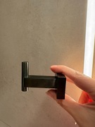 2 Haczyki na ręczniki Grohe Brushed Hard Graphite Essentials Cube - NOWE