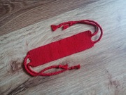 Bransoletka z muliny jednokolorowa szeroka aż 3cm!