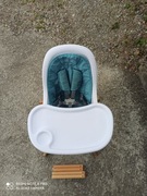 Krzesełko do karmienia 2w1 KinderKraft TIXI---SOLIDNE i ZADBANE !!!