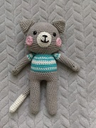 Kotek przytulanka handmade 
