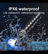 LATARKA TAKTYCZNA BARDZO DUŻEJ MOCY 1000000LM  .10000mAH. 3500m