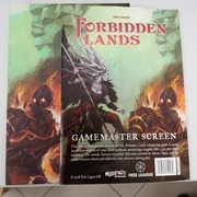 Forbidden Lands GM's screen