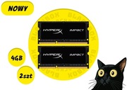 [NOWY] Kingston HyperX 8 GB (2x4GB) DDR3 1600Mhz 1.5V CL9 [Czarny]