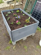 Podwyższone grządki nadstawka paletowa 120 x 80x19