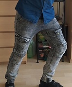 Spodnie Bojówki Joggery Męskie Jeans M/L