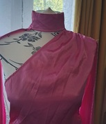 Sukienka różowa satynowa do własnej aranżacji