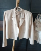 Marynarka żakiet Andżela 38 M choker z różą zara cocomore la milla 