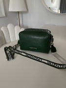 Mario Valentino Bags Pattie foresta butelkowa zieleń eko skóra wzór węża