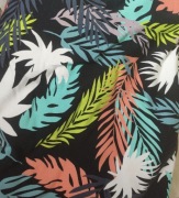 Dresówka pętelka liście palmowe 