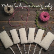 Wełniany kopacz dla kota, naturalna zabawka - mały