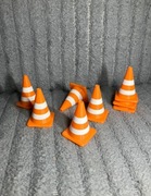 Pachołki drogowe zestaw 8szt