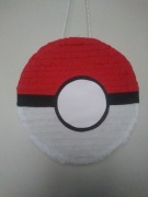 Zestaw piniata+kij  jak Pokebol Pokemon+imię