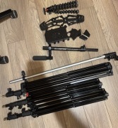 Zestaw foto/wideo - statywy, akcesoria, lampy